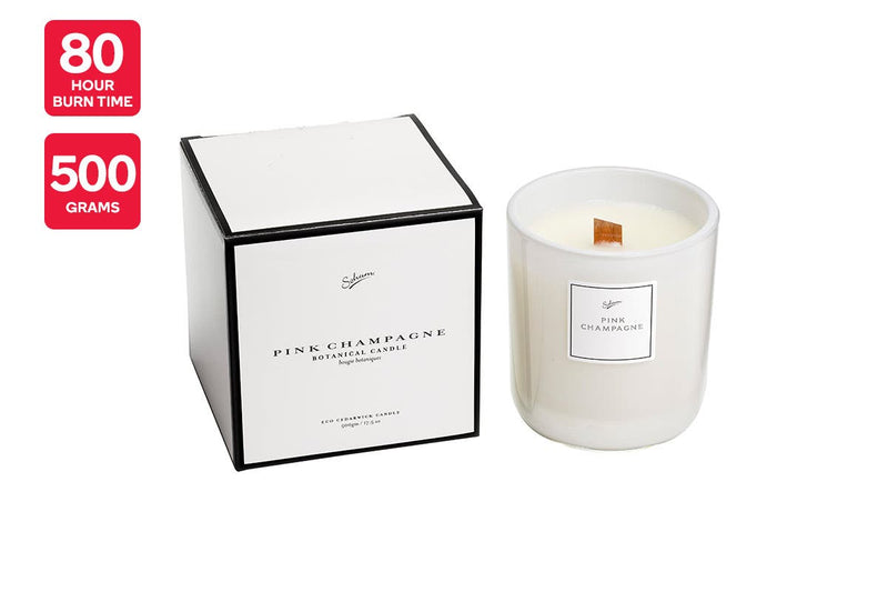 Sohum - Candle - Pink Champagne Parade Eco Cedarwick