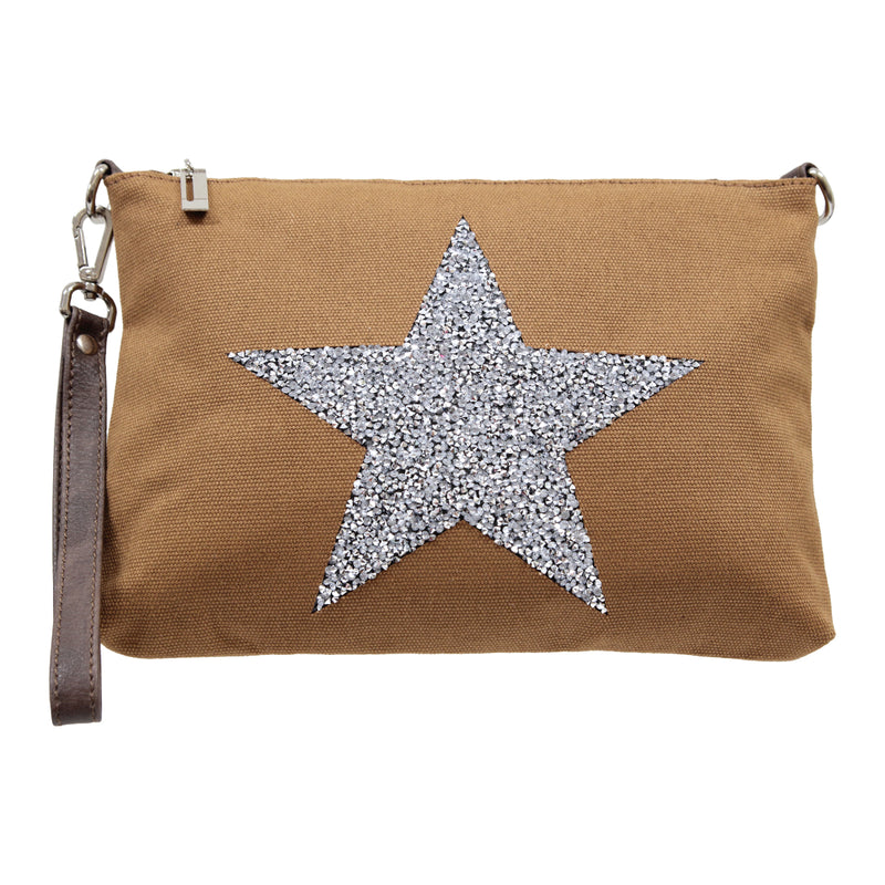 Sassy Duck - Star Power Wristlet - Tan