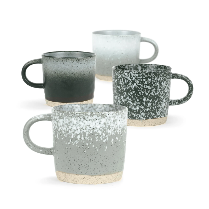 Robert Gordon - Strata Mugs - Grey Mixed 4pk