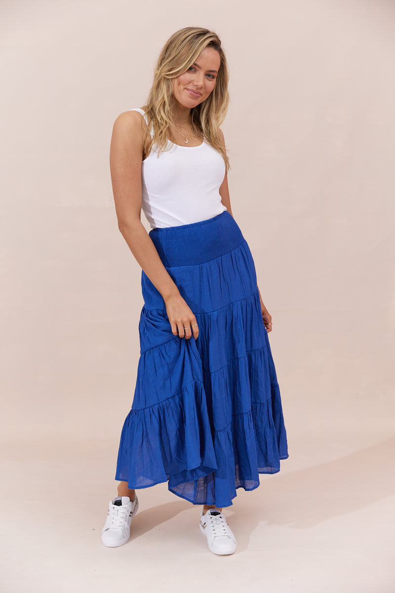 Jovie - Sunday Skirt - Cobalt Blue