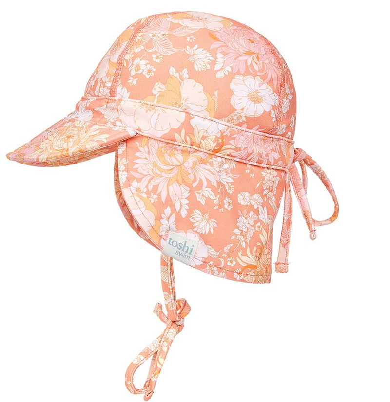 Toshi - Swim Flap Cap - Tea Rose