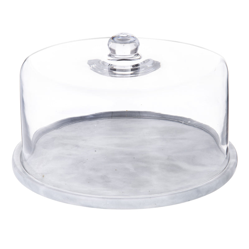 Davis & Waddell - Nuvolo Marble & Glass Round Dome 29x18cm