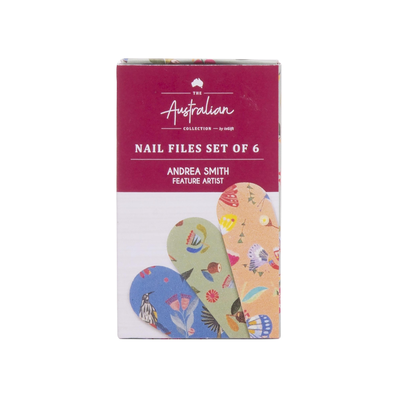 Is Gift - Australian Collection Nail Files Set of 6 - Andrea Smith