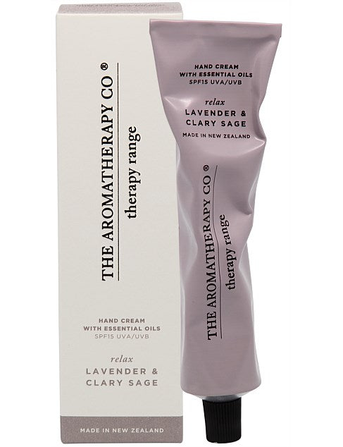 Aromatherapy Co - Therapy Hand Cream Relax - Lavender & Clary Sage