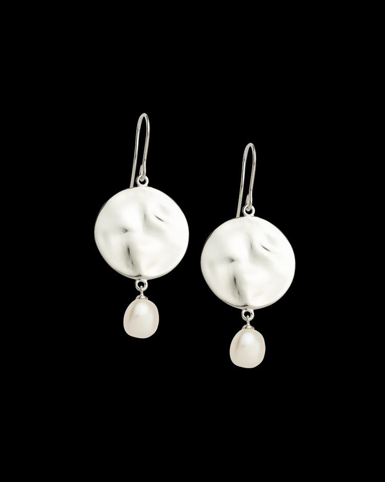 Kirstin Ash - Tidal Pearl Earrings - Sterling Silver