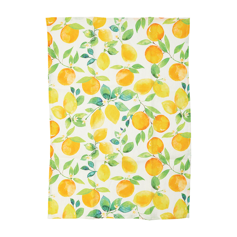Annabel Trends - Linen Tea Towel - Amalfi Citrus
