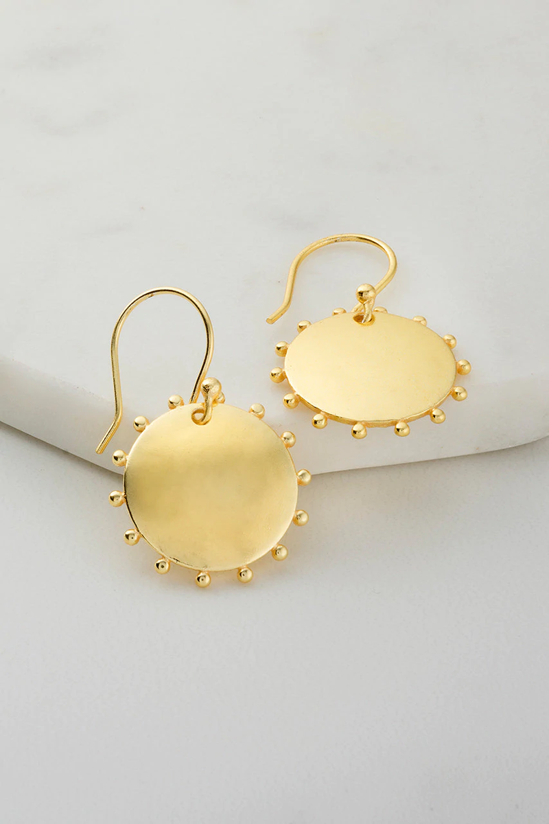 Zafino Earrings - Trinity Gold