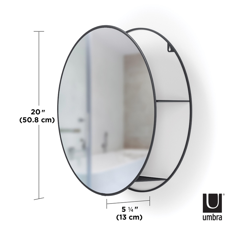 IsAlbi - Umbra Chirko Mirror 51cm Black