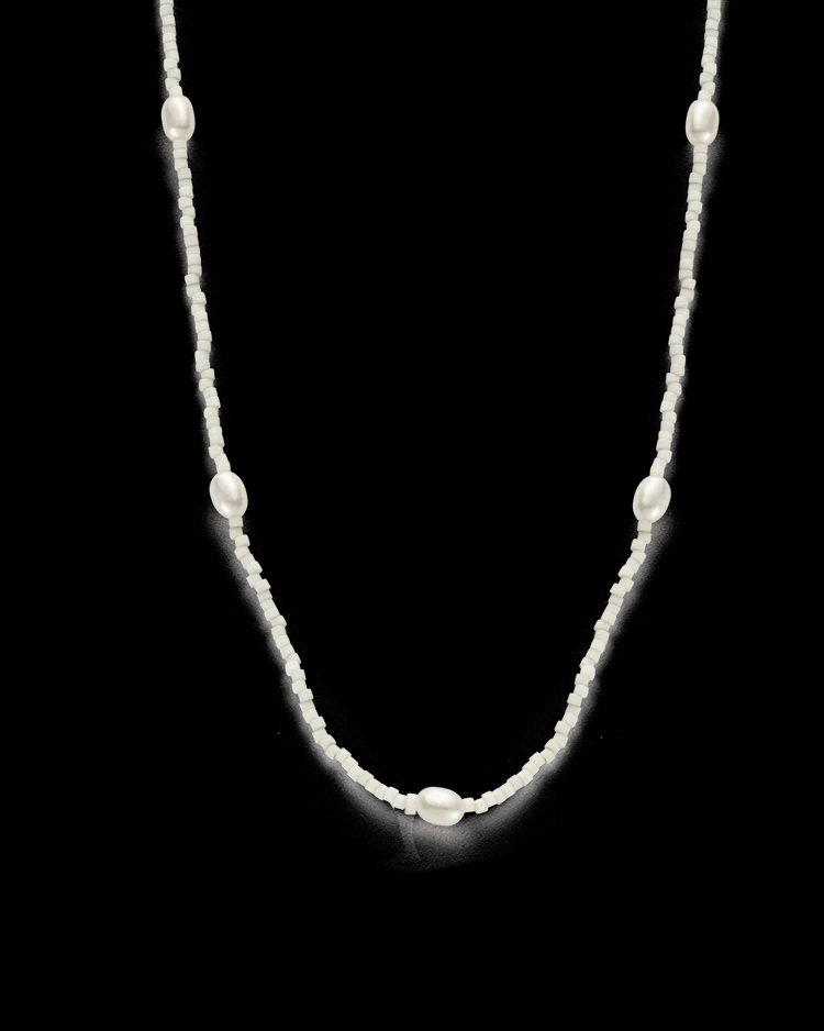 Kirstin Ash - Vista Pearl Necklace - Sterling Silver