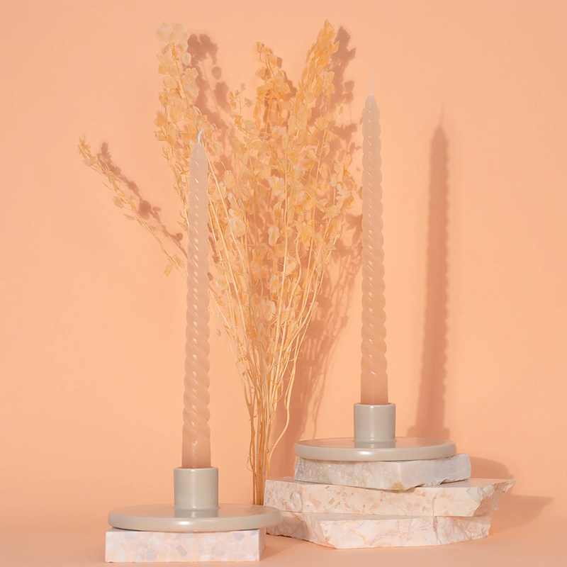 Burchgrove - Scented Sprial Candle - Vanilla Caramel