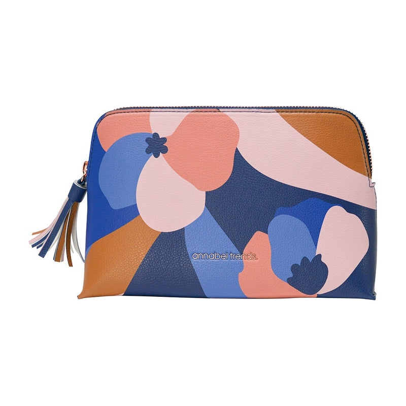 Annabel Trends - Vanity Bag Floral Natural - Medium