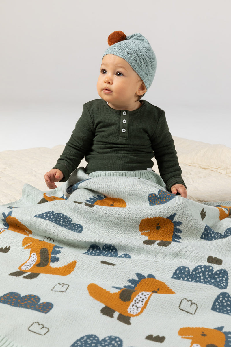 Indus - Vintage Knit Hat - Duck Egg