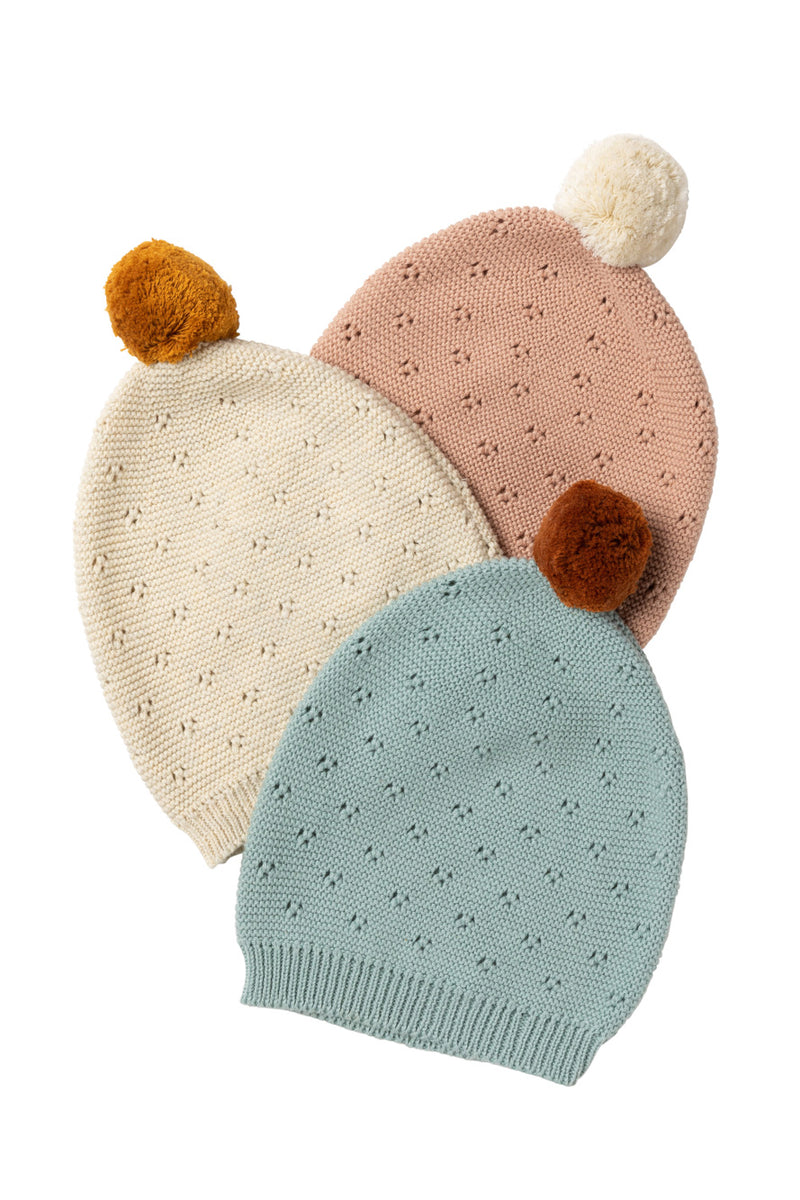 Indus - Vintage Knit Hat - Duck Egg
