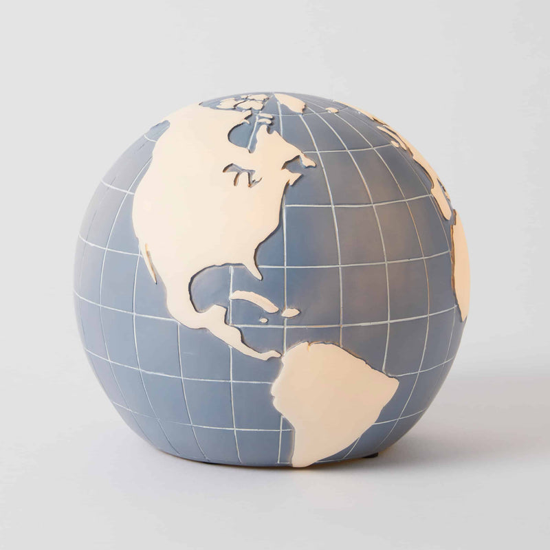 Pilbeam - World Globe Sculptured Light