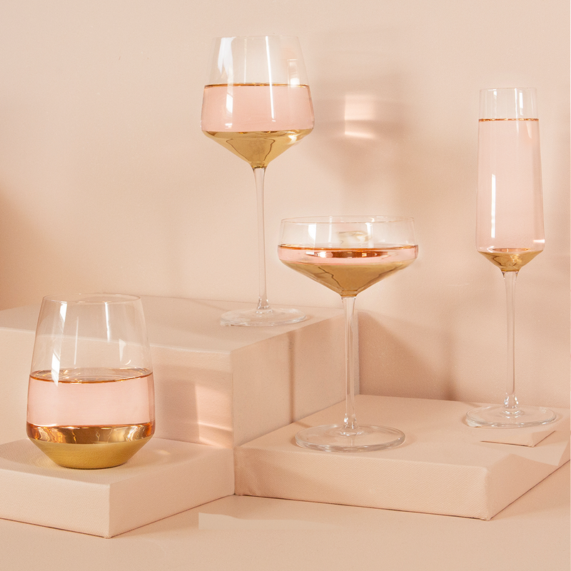 Cristina Re - Estelle Crystal Wine Glass Set of 2