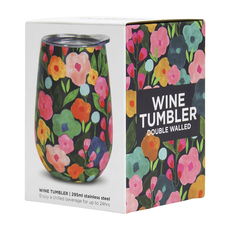 Annabel Trends - Wine Tumbler - Spring Blooms