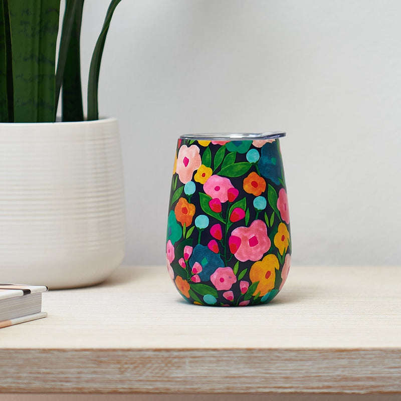 Annabel Trends - Wine Tumbler - Spring Blooms