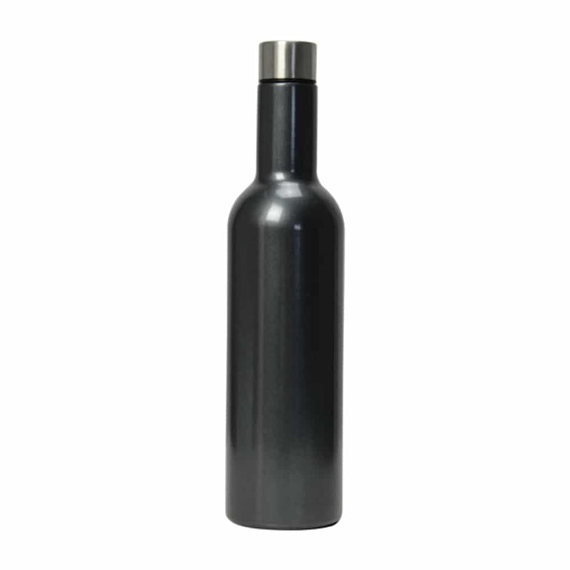 Wine Bottle - Gunmetal Grey