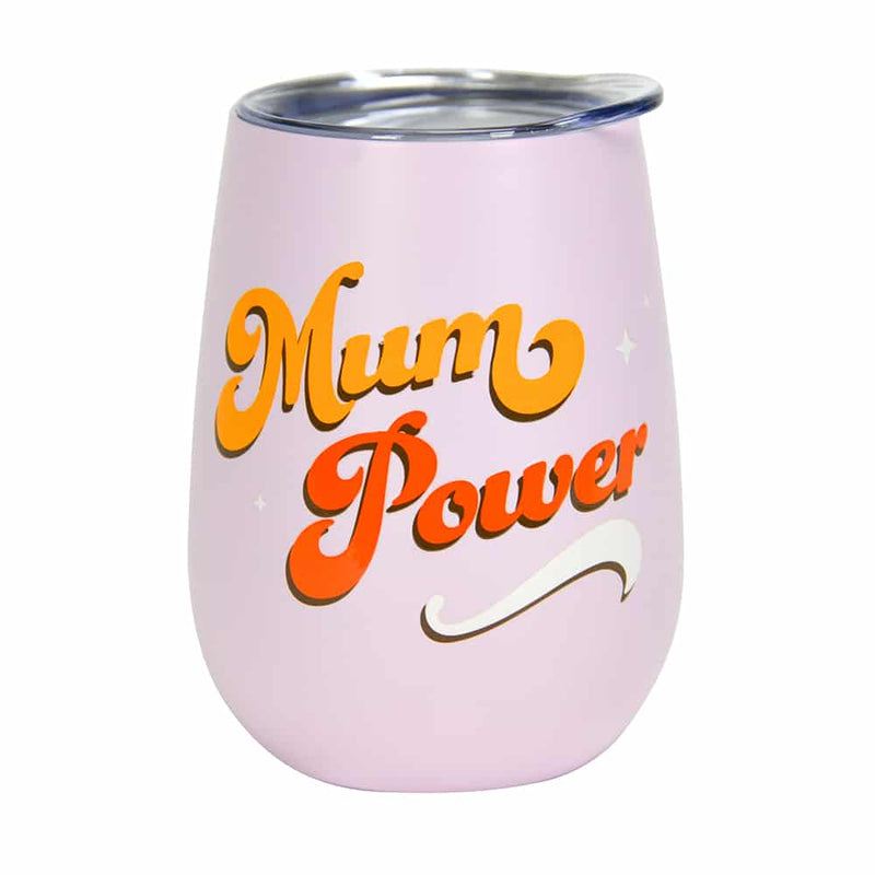 Annabel Trends - Wine Tumbler - Mum Power