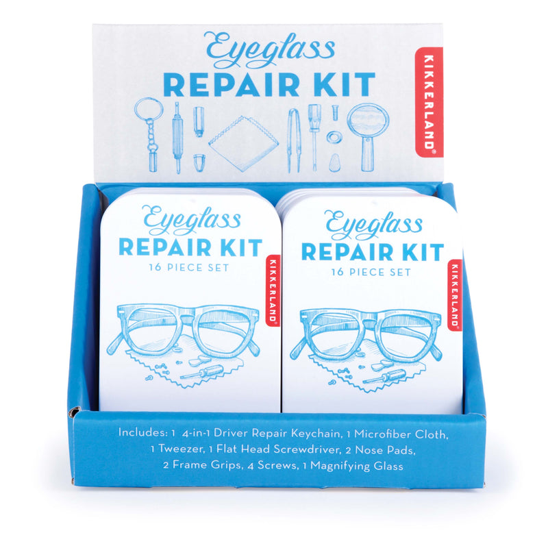 Kikkerland - Eyeglass Repair Set Blue